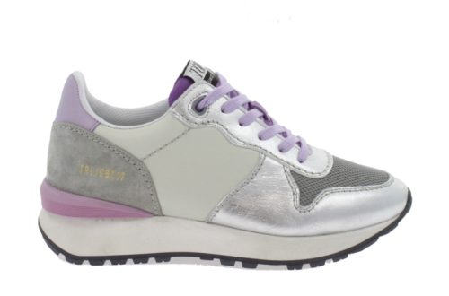 Toral 12637-Silver Lila Sneakers Dames mol