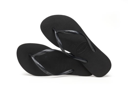 Havaianas Slim-Black Slippers Flip Flop