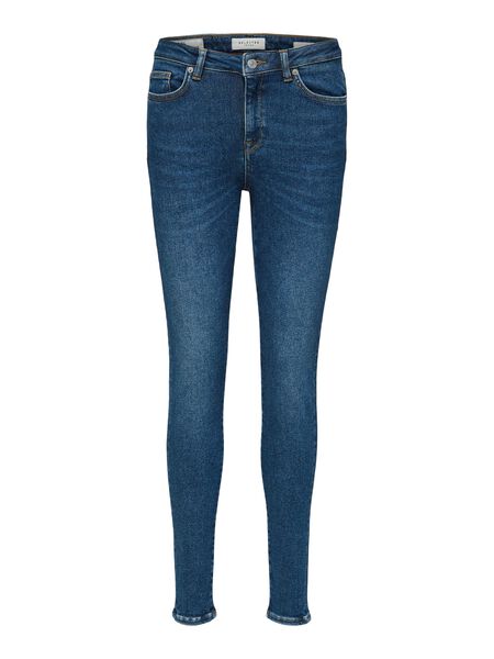 Selected Femme Sophia Mw Skinny Mid-Blu Jeans Jeans New Arrival