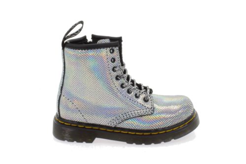 Dr Martens 1460 T-Silver Iridescent Reptile Boots Dr Martens