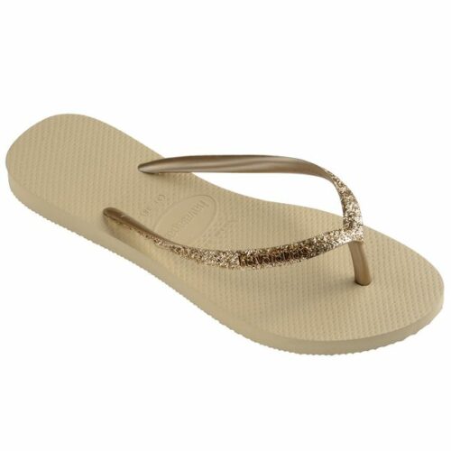 Havaianas Slim Glitter II-Sand Grey Damesschoenen Flip Flop