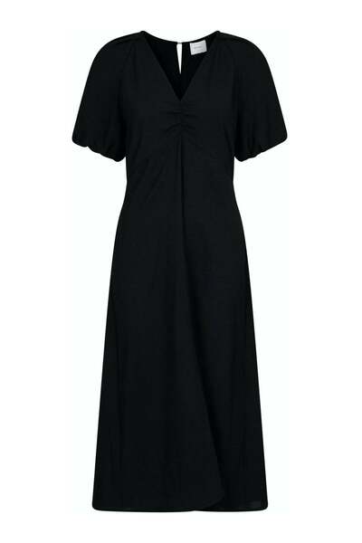 Neo Noir Bomba Solid Dress-Black Kleding Kledingwinkel Leidsche Rijn