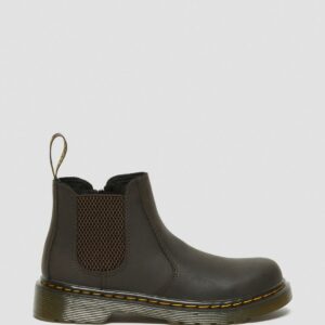 Dr Martens 2976 J-Dark Brown Wildhorse Lamper Boots Kinder boot mode