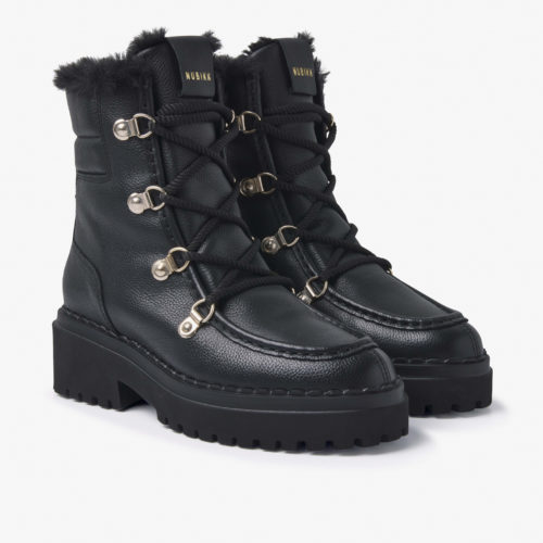 Nubikk Fae Prime Fur-Black Boots Beste schoenenwinkel Utrecht