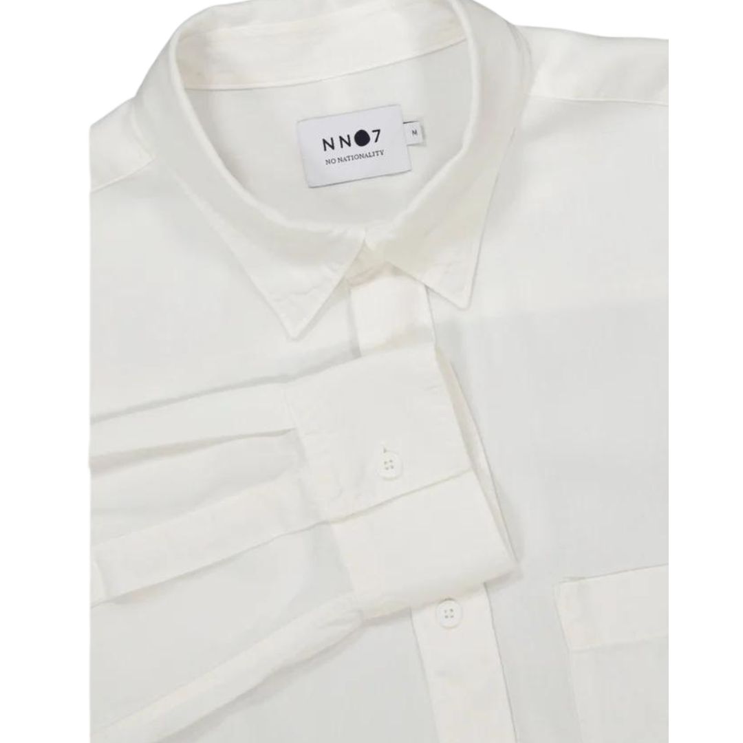 NN07 Cohen Shirt 5029-White Kleding Broeken